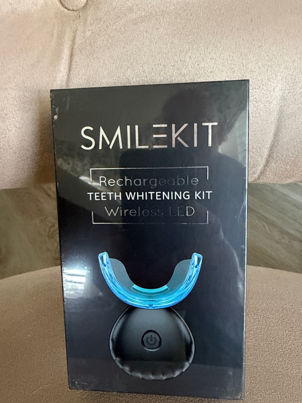 Rechargeable Teeth Whitening Kit with Blue LED Mouthpiece
